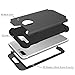 iPhone 7 Plus Case, LONTECT Shockproof Hybrid Heavy Duty Dual Layer High Impact Protection Case Cover for Apple iPhone 7 Plus - Black