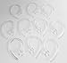10xsc USA Made Universal Small Clamp Bluetooth Ear Hook Loop Clip Replacement Clear Motorola H12 H15 H270 H371 H375 H385 H390 H560 H620 H680 H681 H685 H690 H695 H780 M790 N136 Hk100 Hk200 Hk201 Hk202 Lg HBM 210 Hbm230 Hbm235 Hbm310 Hbm330 Hbm520 Hbm530 Hbm550 Hbm560 Hbm570 Hbm585 Hbm730 Hbm750 Hbm760 Hbm770 Hbm800 Samsung Wep 490 650 750 850 870 Hm1000 Hm1100 Modus Hm3500 Plantronics 925 975 M100 Mx100 Jawbone Icon and Many Others.