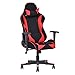 Giantex Gaming Chair Recliner High Back Executive Racing Style PVC Racing Chair(Black&Red)