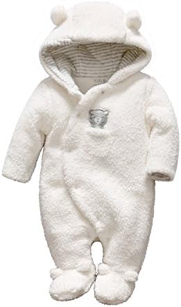 newborn baby winter rompers