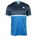 adidas Performance Boys Court Tee, Bright Blue, Medium