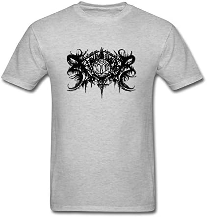 JXK Men's Xasthur Black Metal Cool Logo T-Shirt S ColorName Short Sleeve