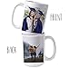 Personalized Coffee Mug | Custom Mug, 15 oz Personalized Mug - Add Photo, Picture or Logo with Text on Customized Coffee Mug - Customizable Mug, Funny Personalized Gifts, Custom Mug with Photo Gifts