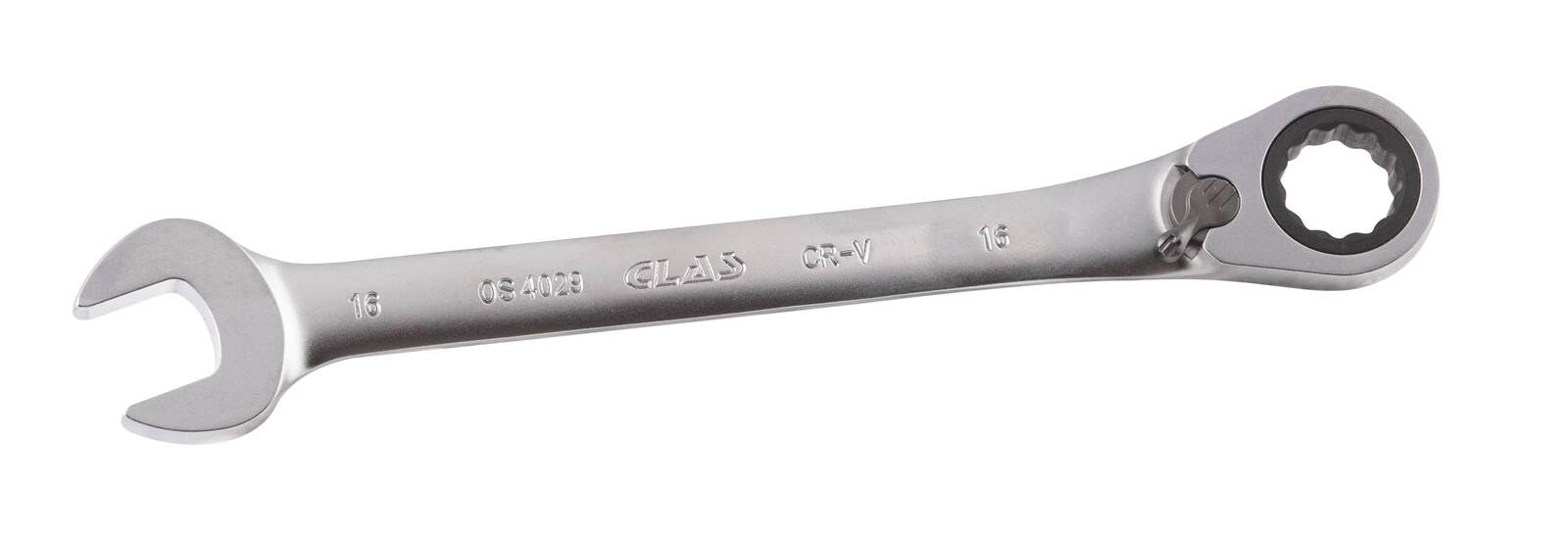 CLAS Equipements OS 4029 Reversible Ratchet Wrench 15° 16mm