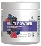 Dynamic Multi Powder Berry Flavor, 30 Servings, MultiVitamin Powder Drink, Gluten Free