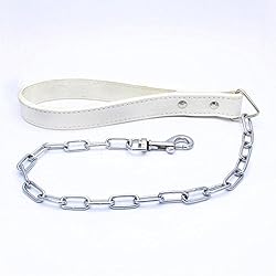 haoyueer 2 inches Wide Leather Sharp Rivets Dog
