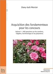 Acquisition des fondamentaux pour les concours