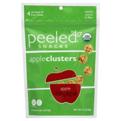 Peeled snacks appleclusters Apple crunch 60 grams (2.1 ounces) nogmo (185889000836)