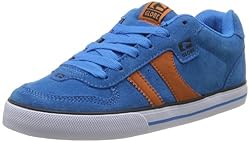 Globe Men's Low Trainers, Azul Blau Blue Orange