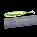 Dr.Fish Paddle Tail Swimbaits, Soft Fishing Lures for Bass Fishing, Freshwater Soft Plastic Baits Swim Shad Bait Minnow Lures Drop Shot 2.7 Inches Chartreuse