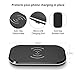 CHOETECH Wireless Charger, 3 Coils Qi Wireless Charging Pad Compatible iPhone XS Max/XR/XS/X/8/8 Plus, Samsung Galaxy S9/S9 Plus/Note 9/Note 8/S8/S8+/Google Pixel 3/3 xl/ Qi Enable Devices (Black)