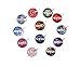 The Original NASA Galaxy Stickers, for Hydro Flask Water Bottle and Laptop Car Bike Vinyl Decals, Best Gift for Kids,Girls,Adult- No-Duplicate Pack
