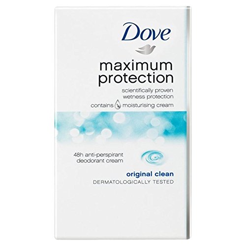 Dove Maximum Protection Original Clean Cream Anti-Perspirant Deodorant 45ml (PACK OF 2)