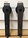 EWEI'S Homewares 13FT Antique Black Steel Double Sliding Barn Wood Door Hardware Kit Closet Set
