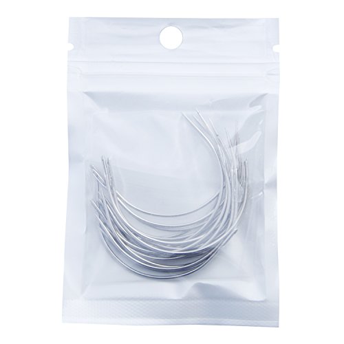 Wiwaplex Pack of 20 C Type Curved Mattress Upholstery Needles Hand Sewing Needles