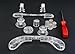 Leegoal Xbox 360 Controller Custom Mod Kit - CLEAR - Thumbsticks, Dpad, RB LB, ABXY, Trim, Triggers, Guide