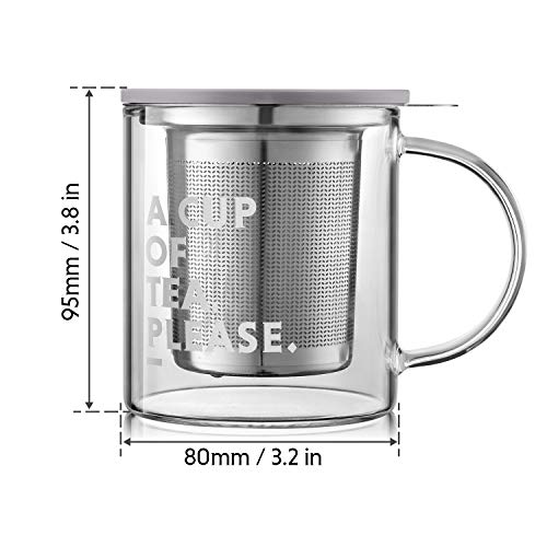 buydeem kettle (Glass Mug with Infuser)