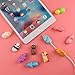 TUPARKA 18 PCS Animal Cable Protector Cute Animal Charger Cord Saver USB Charging Cable Protector Works with Most Cell Phone Charging Cable