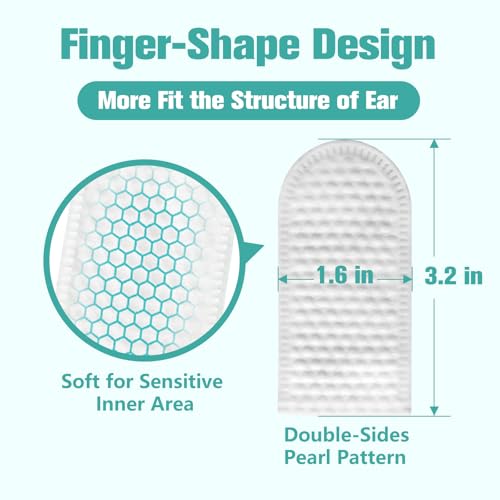 AAIHE DOG EAR FINGER WIPES,GENTLY REMOVE EAR WAX & DIRT,RELIEVE EAR ITCHING. ALL NATURAL INGREDIENTS DOG EAR WIPES.SAFE & GENTLE EAR WIPES FOR DOG & CAT – 50 COUNT