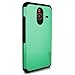 Lumia 640 XL Case, CoverON® [Slim Guard Series] Slim Dual Layer Armor Hard Cover Thin TPU Phone Case for Microsoft Lumia 640 XL - Teal & Black