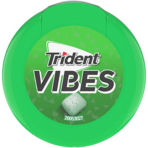 TRIDENT VIBES SUGAR FREE GUM, SPEARMINT RUSH FLAVOR, 1 GO-CUP (40 PIECES TOTAL)