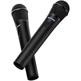 Sony ULT MIC Wireless Microphone for Karaoke with 20 Hour Battery, Includes Two Wireless Mics and Receiver (UOULTMIC1)