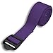 YogaAccessories 8' Cinch Buckle Cotton Yoga Strap (Purple)