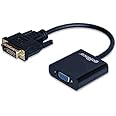gofanco Active DVI-D to VGA Adapter Converter - Male to Female M/F Video Adapter Cable for DVI-D 24+1 for DVI Device, Laptop, PC to VGA Displays, Monitors, Projectors (DVIDVGA2)