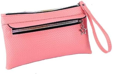 New Fashion Famous Small Women Bags Knitting Women Clutch Purse Solid (Pink)