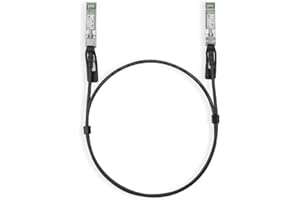 TP-Link 1 Meter, 3.3 Feet 10G SFP+ Direct Attach Cable(DAC) (TL-SM5220-1M) - Passive Twinax Cable, 10GBASE-CU SFP+ to SFP+ Co