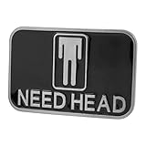 Buckle Rage Adult Mens Need Head Male Figure Sign Funny Belt Buckle Enamel Black