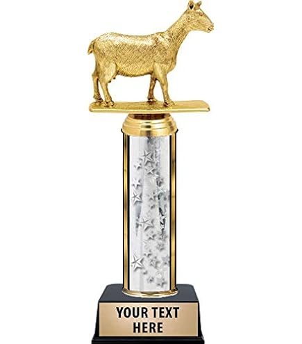Trofeo G.O.A.T. - El Más Grande De Todos Los Tiempos – Premio Divertido De Oro Para Niños Y Adultos