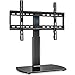 FITUEYES Universal TV Stand Base Swivel Tabletop TV Stand with Mount for 32 to 65 inch Flat Screen TV 80 Degree Swivel, 3 Level Height Adjustable,Tempered Glass Base,Holds up to110 lbs Screens primary
