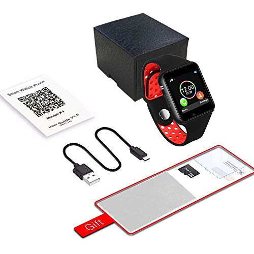 Smart Watches for Android Phones, IOQSOF Touchscreen Bluetooth Smart Watch with Camera for Men Women