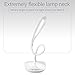 LED Desk Lamp - Wireless USB-Rechargeable, 3-Step Brightness, Minimalist Design Ergonomic Table Lamp, Ideal for Work, Read or Rest