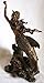 Top Collection Mermaid Holding Pearl Statue Hand Painted Mythical Creature Sculpture with Bronze Finish Look- 10.25-Inch Collectible Figurine