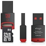 elago Nano Mobile Micro SD Reader (Not included micro SD card) (Black / Red)