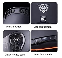 Bluetooth Flip Up Motorcycle Helmet for Women and