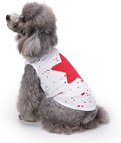 犬猫用 お散歩 犬の服 レジャー風 つなぎ かわいい チワワ服 犬用コスチューム B07whsx9cb お出かけ 洋服 トイプードル服 Tengatel 柔らかい ペット用品 星 安い オシャレ お出かけ ペットウェア ペット服 ペットウェア お散歩 ドッグウエア レジャー風 犬服 犬用t