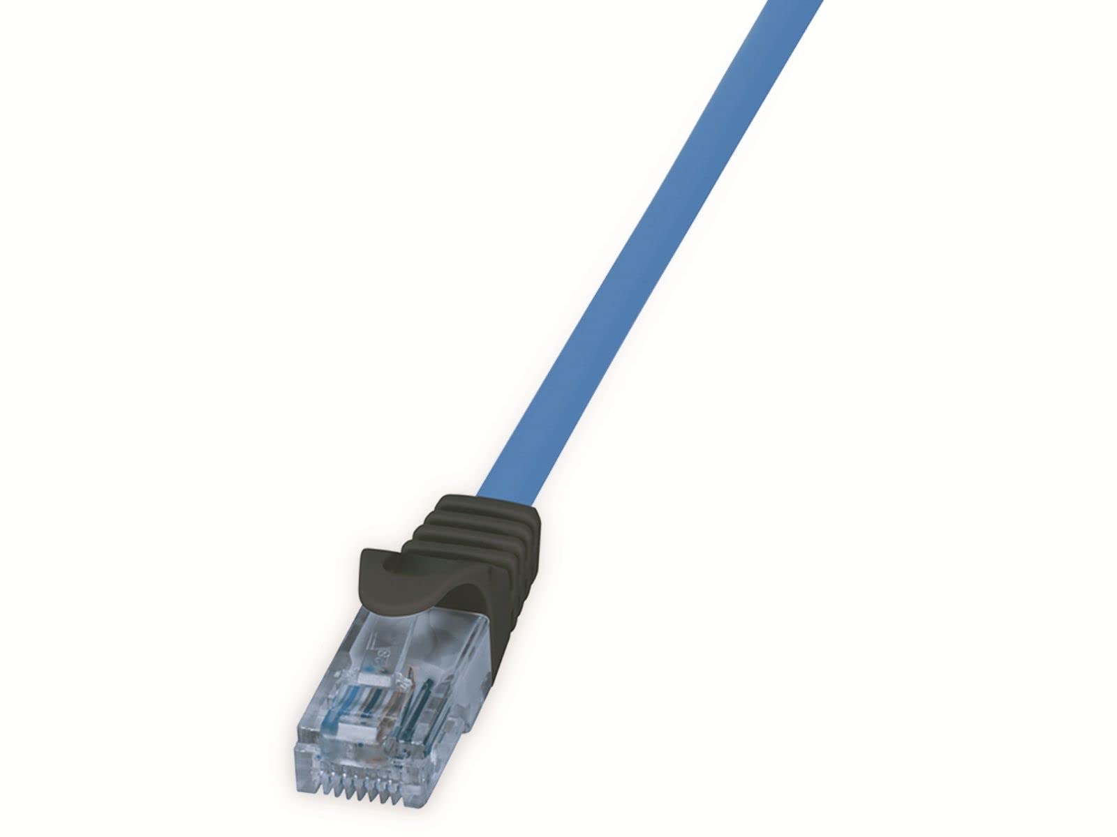 LogiLink CAT.6a Network Cable CPP010 U/UTP 10G PoE HDBT Blue 10m