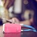 Pisen 5000mAh Power Bank with Foldable AC Plug 1A/2A for iPhone, iPad, Samsung and More (Pink)