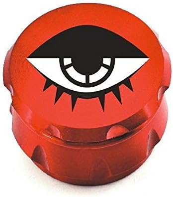 Desert Eye X Large Herb Grinder With Crystal Catcher 4-Piece (Red)