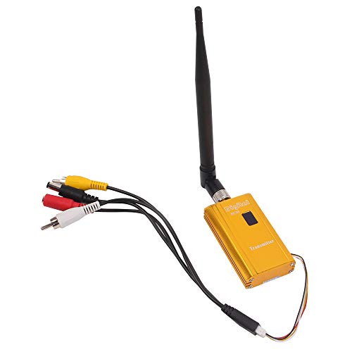 Gemgoo 1.2GHZ 1500MW Video Wireless High Sensitivity AV Audio & Video 8CH Transmitter 12CH Receiver for CCTV Camera,FPV
