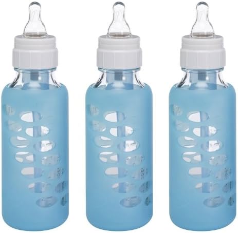 Dr. Brown's 8 Ounce Protective Bottle Sleeve, Pack of 3, Blue