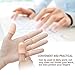 Sumifun Finger Covers, 10 Packs of Finger Sleeves Protector for Nails, Fingertips, Scald, Finger Pain Relief, Finger Tubes for Crafting, Basketball, Volleyball, Gardening - Light Pink