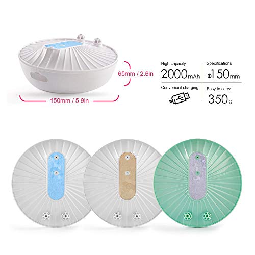 Multi-Function USB Portable Mini High Pressure Wave Dishwasher Cleaner for Fruits Vegetables Bowl Chopsticks - Thumbnail 5
