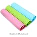 Honla 3-Pack Vinyl Shelf Liners for Kitchen Cabinets,Drawer,Refrigerator Lining,Easy to Cut,Non-Adhesive&Non-Slip Wire Shelving Papers Mats Rolls,12-Inch Wide x 5-Feet Long,Pink,Light Blue,Lime Green