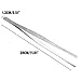LOSCATO Kitchen Tweezers Tong Stainless Steel Tweezers 12’’ (12'' straight)