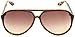 Gucci Men's 1627/S Aviator Sunglasses,Havana Frame/Brown Grey Grad Lens,One Size