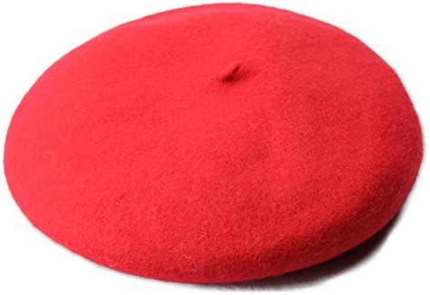 Plain Beret Hat 100% Wool 1940s Vintage French Wool Beret Hat Winter Autumn Women Girls Fashion Hats